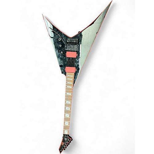 Used ESP LTD GHSV200 BLACK WITH RED STRIPE Solid Body Electric Guitar BLACK WITH RED STRIPE