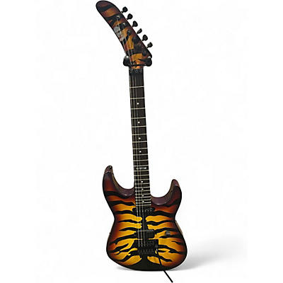 Used ESP LTD GL-SBT PURPLE TIGER STRIPE Solid Body Electric Guitar