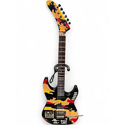 Used ESP LTD GL200K George Lynch Kamikaze Camo Solid Body Electric Guitar