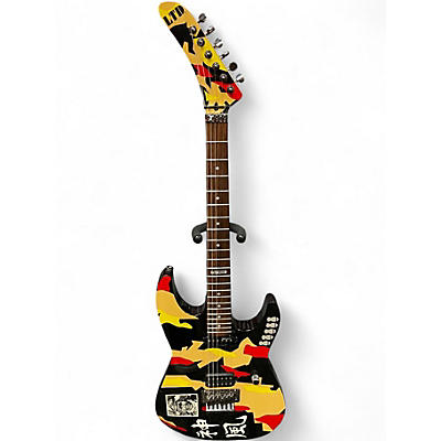 Used ESP LTD GL200K George Lynch Kamikaze Custom Graphic Solid Body Electric Guitar