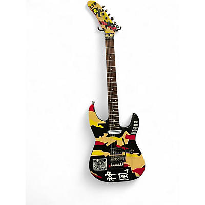 Used ESP LTD GL200K George Lynch Kamikaze Custom Graphic Solid Body Electric Guitar