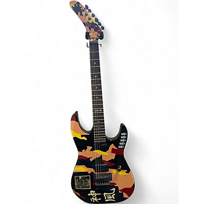 Used ESP LTD GL200K George Lynch Kamikaze Custom Graphic Solid Body Electric Guitar