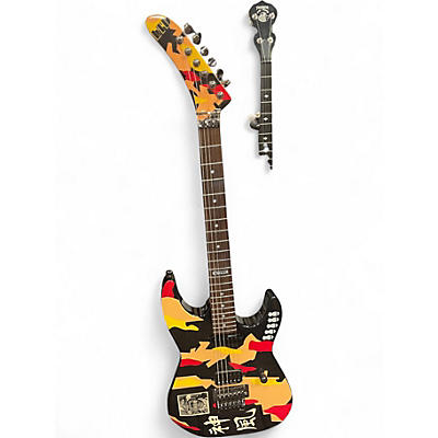 Used ESP LTD GL200K George Lynch Kamikaze Desert Camo Solid Body Electric Guitar