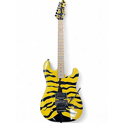 Used ESP LTD GL200MT Yellow Tiger Stripe Solid Body Electric Guitar