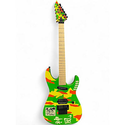 Used ESP LTD GLKAMI4 George Lynch Kamikaze-4 Graphic Solid Body Electric Guitar