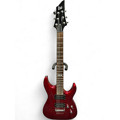 Used ESP LTD H-51 Candy Apple Red Solid Body Electric Guitar