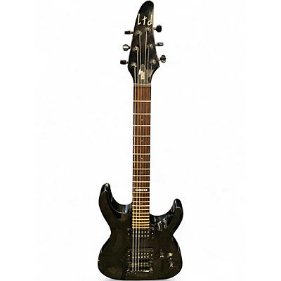 Used ESP LTD H100 Black Solid Body Electric Guitar