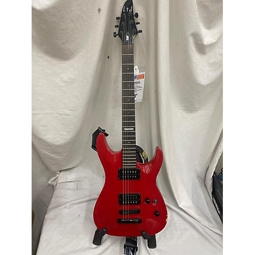 ESP Used ESP LTD H100 Flat Red Solid Body Electric Guitar Flat Red