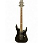 Used ESP LTD H1001FM Deluxe Black Solid Body Electric Guitar Black