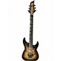 Used ESP LTD H1001QM Deluxe Floyd Rose Black Natural Burst Solid Body Electric Guitar Black Natural Burst