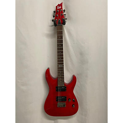 ESP Used ESP LTD H101FM Candy Apple Red Metallic Solid Body Electric Guitar