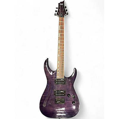 Used ESP LTD H200 Trans Purple Solid Body Electric Guitar