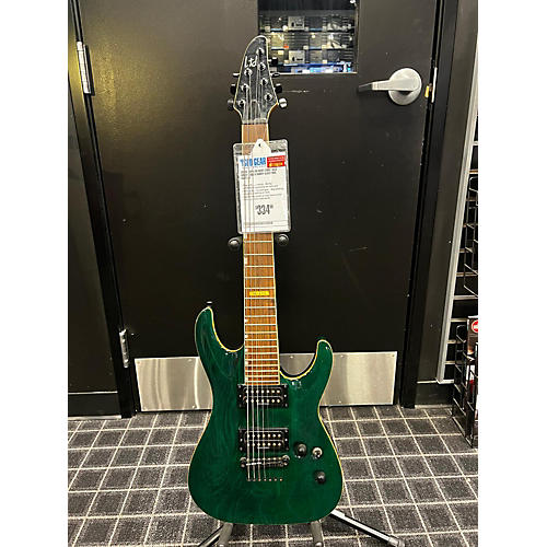 ESP Used ESP LTD H207 Emerald Green Solid Body Electric Guitar Emerald Green