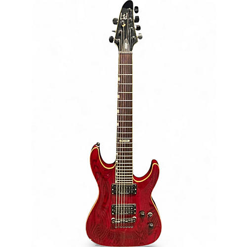 Used ESP LTD H207 RED Solid Body Electric Guitar RED