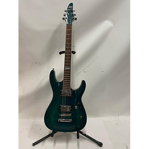 ESP Used ESP LTD H250 Trans Green Solid Body Electric Guitar Trans Green