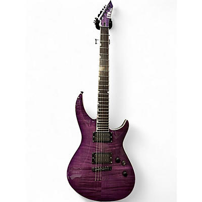 Used ESP LTD H3 1000 Deluxe Trans purple Solid Body Electric Guitar