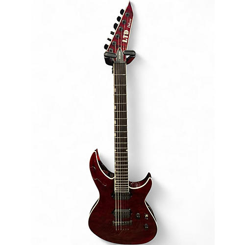 Used ESP LTD H3-1000 See Thru Black Cherry Solid Body Electric Guitar See Thru Black Cherry