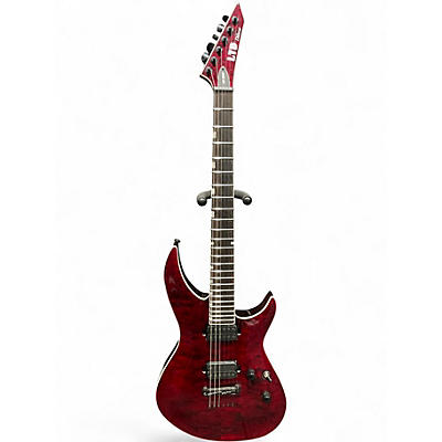 Used ESP LTD H3-1000 Trans Red Solid Body Electric Guitar