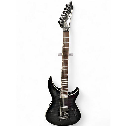 Used ESP LTD H31000 Deluxe See Thru Black Sunburst Solid Body Electric Guitar See Thru Black Sunburst
