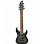 Used ESP LTD H408B Black Baritone Guitars Black