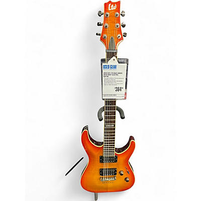 Used ESP LTD H500 Amber Solid Body Electric Guitar
