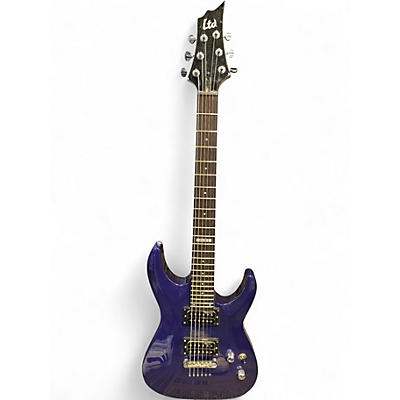 Used ESP LTD H51 Purple Solid Body Electric Guitar