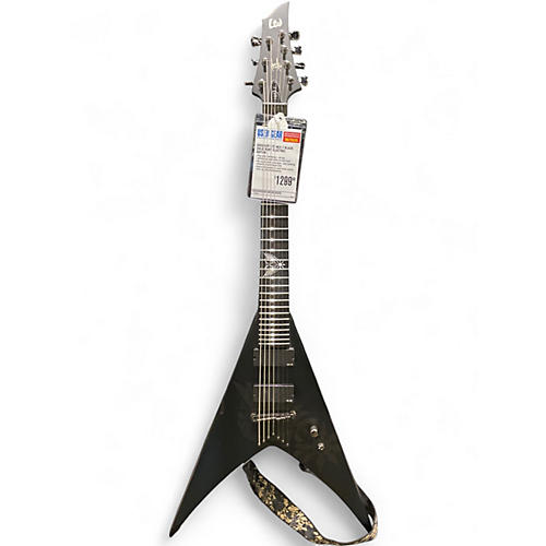 Used ESP LTD HEX-7 Black Solid Body Electric Guitar Black