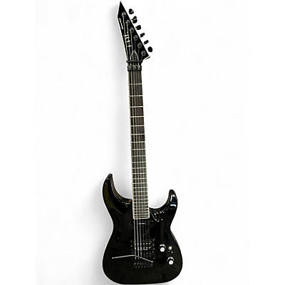 Used ESP LTD HORIZON CUSTOM 87 Black Solid Body Electric Guitar