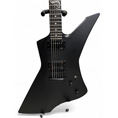 Used ESP LTD JAMES HETFIELD SNAKEBYTE SATIN BLACK Solid Body Electric Guitar