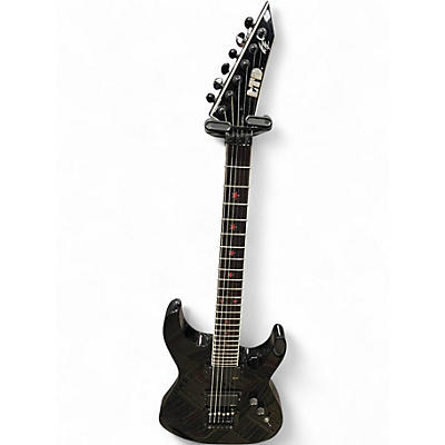 Used ESP LTD JH600 CTM Jeff Hanneman Signature Black Solid Body Electric Guitar