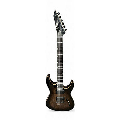 Used ESP LTD JM-II Trans Black Solid Body Electric Guitar