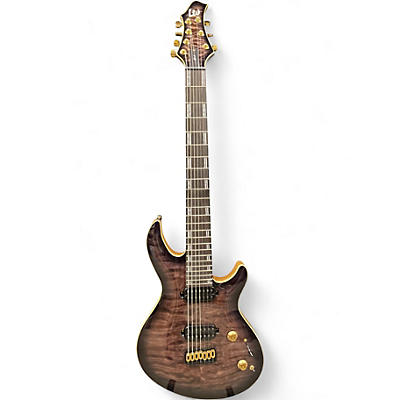 Used ESP LTD JR-7 Faded Blue Sunburst Solid Body Electric Guitar