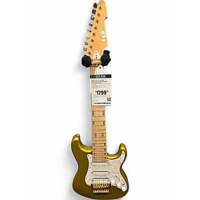 Used ESP LTD JRV-8FR Metallic Gold Solid Body Electric Guitar
