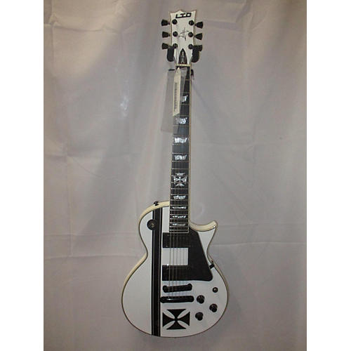 ESP Used ESP LTD James Hetfield Signature Iron Cross Alpine White Solid Body Electric Guitar Alpine White