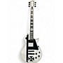 Used ESP LTD James Hetfield Signature Iron Cross Black and White Solid Body Electric Guitar Black and White