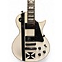 Used ESP LTD James Hetfield Signature Iron Cross White Solid Body Electric Guitar White