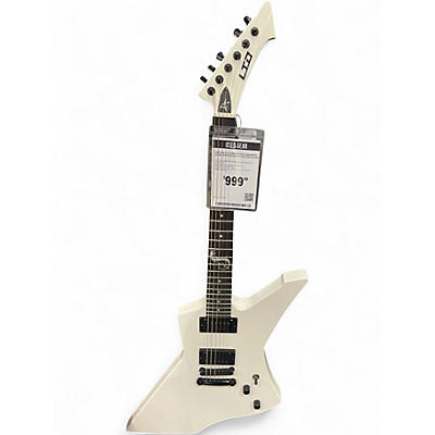 Used ESP LTD James Hetfield Snakebyte Alpine White Solid Body Electric Guitar
