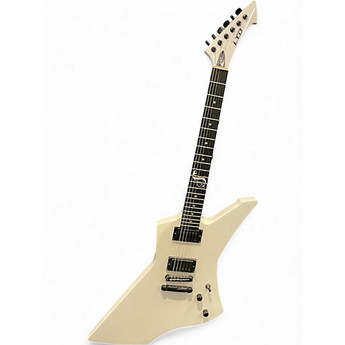 ESP Used ESP LTD James Hetfield Snakebyte Arctic White Solid Body Electric Guitar Arctic White