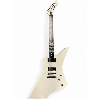 Used ESP LTD James Hetfield Snakebyte Arctic White Solid Body Electric Guitar