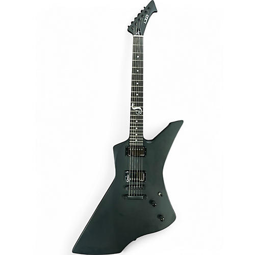 Used ESP LTD James Hetfield Snakebyte Black Solid Body Electric Guitar Black