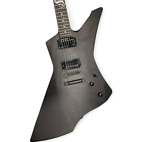 Used ESP LTD James Hetfield Snakebyte Black Solid Body Electric Guitar Black