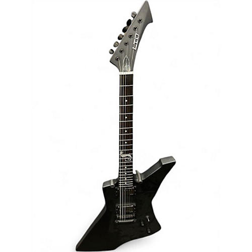 Used ESP LTD James Hetfield Snakebyte Black Solid Body Electric Guitar Black