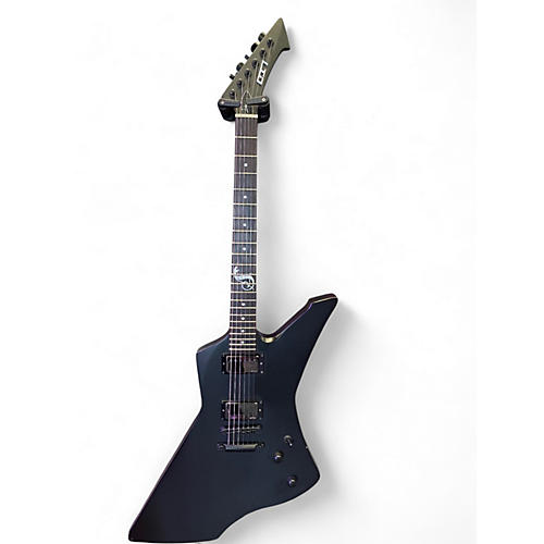 Used ESP LTD James Hetfield Snakebyte Black Solid Body Electric Guitar Black