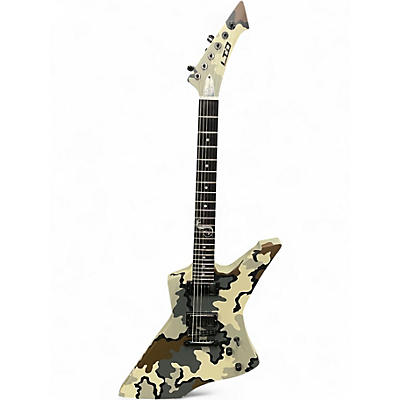 Used ESP LTD James Hetfield Snakebyte Camo Solid Body Electric Guitar