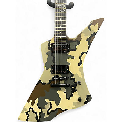 Used ESP LTD James Hetfield Snakebyte Camo Solid Body Electric Guitar
