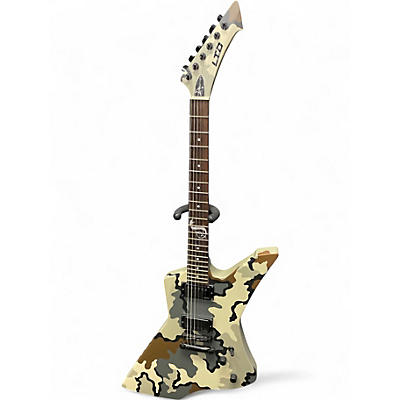 Used ESP LTD James Hetfield Snakebyte Camo Solid Body Electric Guitar