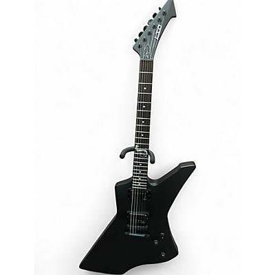 Used ESP LTD James Hetfield Snakebyte Satin Black Solid Body Electric Guitar