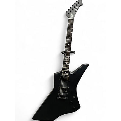 Used ESP LTD James Hetfield Snakebyte Satin Black Solid Body Electric Guitar