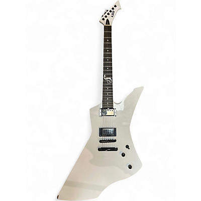 Used ESP LTD James Hetfield Snakebyte Snow White Solid Body Electric Guitar