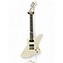 Used ESP LTD James Hetfield Snakebyte Snow White Solid Body Electric Guitar Snow White
